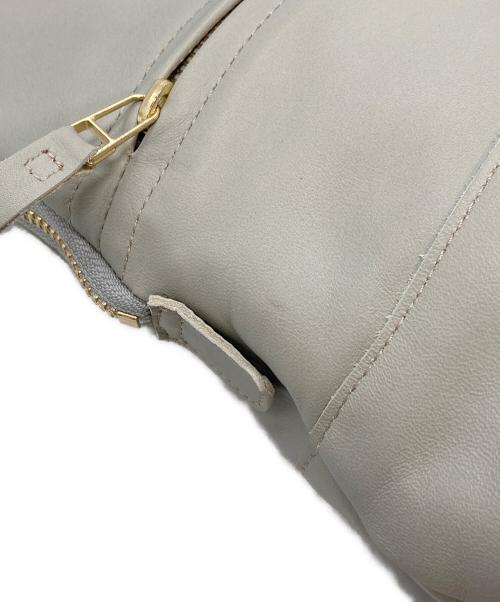neutral gray（ニュートラル グレイ）neutral gray (ニュートラル グレイ) レザーハンドバッグ　leather handbag グレー サイズ:実寸参照の古着・服飾アイテム
