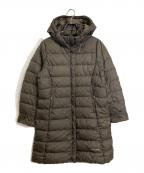 mont-bellモンベル）の古着「トラベルダウンロングコート　ロングコート　ダウンコート　アウター　スポーツ　アウトドア」｜ブラウン