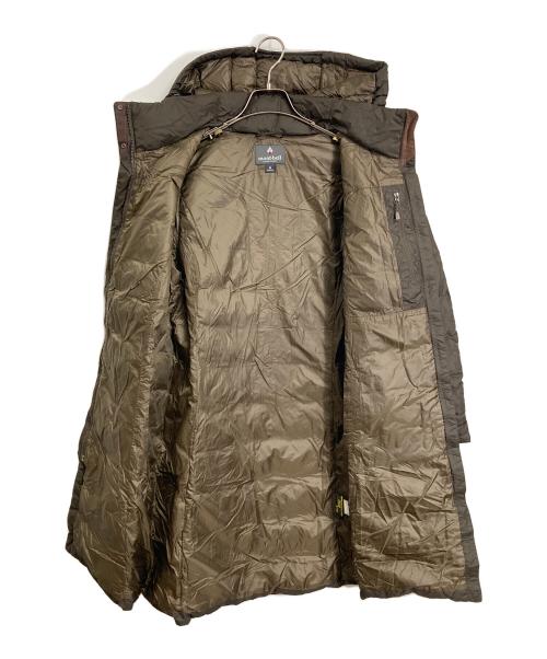 mont-bell（モンベル）mont-bell (モンベル) トラベルダウンロングコート　ロングコート　ダウンコート　アウター　スポーツ　アウトドア ブラウン サイズ:Mの古着・服飾アイテム