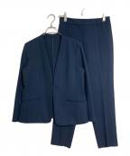 PLSTプラステ）の古着「セットアップ　パンツスーツ　入園　卒園　入学　卒業　オフィスカジュアル　セレモニー　ママスーツ」｜ネイビー