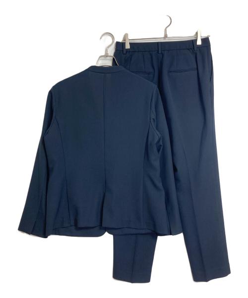 PLST（プラステ）PLST (プラステ) セットアップ　パンツスーツ　入園　卒園　入学　卒業　オフィスカジュアル　セレモニー　ママスーツ ネイビー サイズ:ジャケットXL パンツLの古着・服飾アイテム
