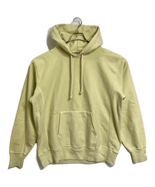 AURALEE（オーラリー）AURALEE (オーラリー) SUPER MILLED SWEAT P/O PARKA パーカー　フーディ　日本製 イエロー サイズ:4の古着・服飾アイテム