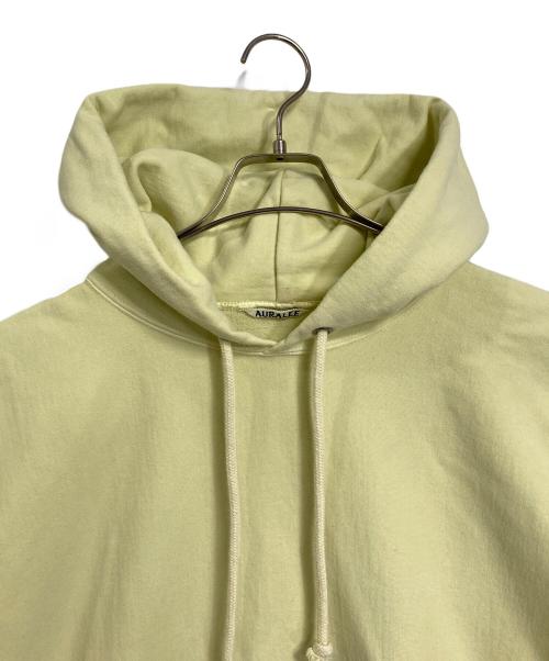 AURALEE（オーラリー）AURALEE (オーラリー) SUPER MILLED SWEAT P/O PARKA パーカー　フーディ　日本製 イエロー サイズ:4の古着・服飾アイテム