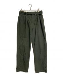 M STADION（ミーレスタディオン）の古着「M-35 モーターサイクルパンツベースミリタリーパンツ ALAN アラン OLIVE 日本製」｜オリーブ
