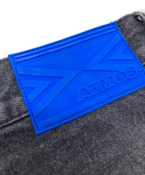 UMBRO（アンブロ）UMBRO (アンブロ) ATMOS (アトモス) デニム バギー ショーツ　ハーフパンツ ブラック サイズ:Lの古着・服飾アイテム