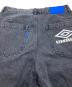 中古・古着 UMBRO (アンブロ) ATMOS (アトモス) デニム バギー ショーツ　ハーフパンツ ブラック サイズ:L：6000円
