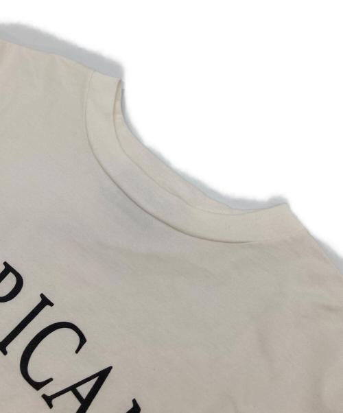 Americana（アメリカーナ）Americana (アメリカーナ) AP STUDIO (エーピーストゥディオ) 別注 AMERICANA arche logo Tシャツ ホワイト サイズ:FREEの古着・服飾アイテム