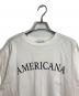 Americana (アメリカーナ) AP STUDIO (エーピーストゥディオ) 別注 AMERICANA arche logo Tシャツ ホワイト サイズ:FREE：4000円