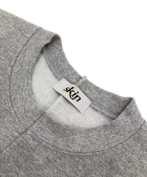 SKIN（スキン）skin (スキン) プリントスウェット　 deuxieme classe別注 グレー サイズ:FREEの古着・服飾アイテム
