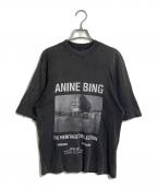 L'appartementアパルトモン）の古着「ANINE BING Tシャツ ヴィンテージ加工」｜グレー