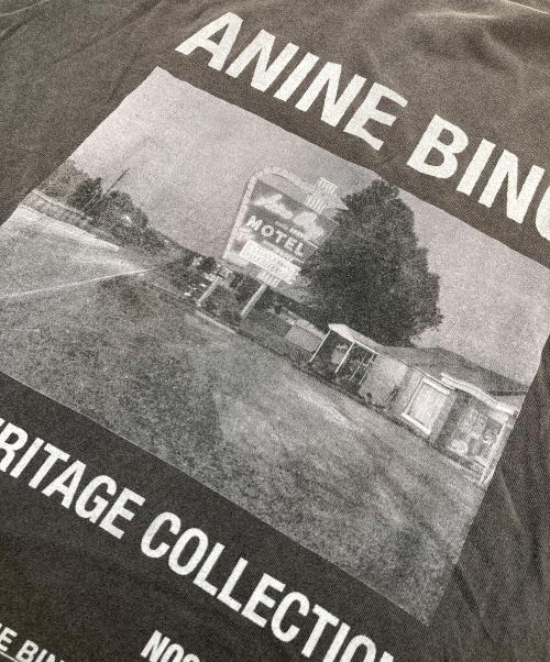 L'appartement（アパルトモン）L'appartement (アパルトモン) ANINE BING Tシャツ ヴィンテージ加工 グレー サイズ:FREEの古着・服飾アイテム