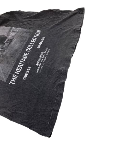 L'appartement（アパルトモン）L'appartement (アパルトモン) ANINE BING Tシャツ ヴィンテージ加工 グレー サイズ:FREEの古着・服飾アイテム