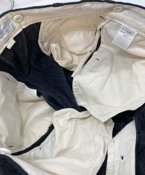 The Blurred CLOTHING（ブラードクロージング）The BLURRED CLOTHING (ブラードクロージング) Wool Stripe Trousers ウールストライプトラウザーパンツ グレー サイズ:32の古着・服飾アイテム