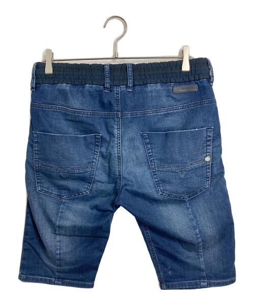 DIESEL（ディーゼル）DIESEL (ディーゼル) ジョグデニムハーフパンツ スウェットデニムショートパンツ インディゴ サイズ:30の古着・服飾アイテム