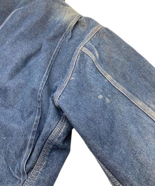 CarHartt（カーハート）CarHartt (カーハート) 【古着】裏ブランケットデニムミシガンチョアコート ブルー サイズ:実寸参照の古着・服飾アイテム