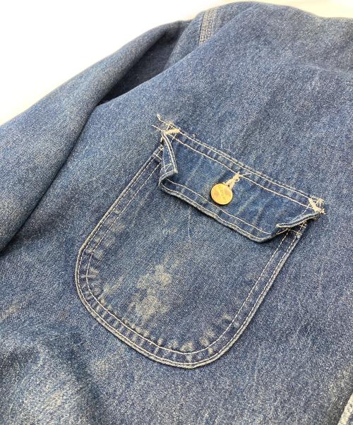 CarHartt（カーハート）CarHartt (カーハート) 【古着】裏ブランケットデニムミシガンチョアコート ブルー サイズ:実寸参照の古着・服飾アイテム