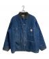 CarHartt（カーハート）の古着「【古着】裏ブランケットデニムミシガンチョアコート」｜ブルー