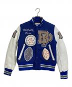 BLUE BUCKブルーバック）の古着「フルデコスタジャン」｜ブルー