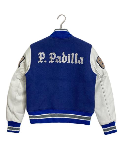 BLUE BUCK（ブルーバック）BLUE BUCK (ブルーバック) フルデコスタジャン ブルー サイズ:34の古着・服飾アイテム