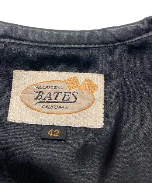 BATES（ベイツ）BATES (ベイツ) レザージャケット BAJ-A1 ブラック サイズ:42の古着・服飾アイテム
