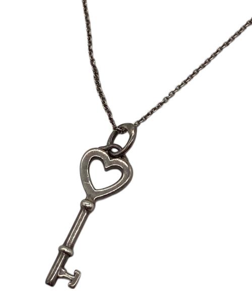 TIFFANY & Co.（ティファニー）Tiffany & Co. (ティファニー) ハートキーネックレス 鍵モチーフ シルバー サイズ:実寸参照の古着・服飾アイテム