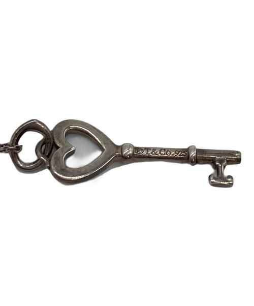 TIFFANY & Co.（ティファニー）Tiffany & Co. (ティファニー) ハートキーネックレス 鍵モチーフ シルバー サイズ:実寸参照の古着・服飾アイテム