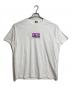 KITH（キス）の古着「ボックスロゴTシャツ Treats California Cafe Tee キス トリーツ カリフォルニア カフェ Tシャツ」｜ホワイト×パープル