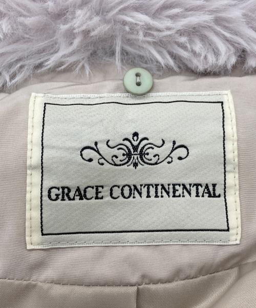 GRACE CONTINENTAL（（グレースコンチネンタル）GRACE CONTINENTAL (（グレースコンチネンタル) 短丈ファー付ダウンジャケット　ダウンジャケット　アウター アイボリー サイズ:38の古着・服飾アイテム