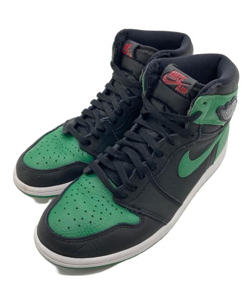 NIKE（ナイキ）NIKE (ナイキ) AIR JORDAN 1 RETRO HIGH OG エアジョーダン1 レトロハイ　 グリーン×ブラック サイズ:27cmの古着・服飾アイテム