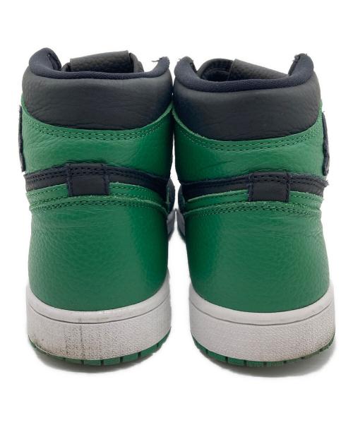 NIKE（ナイキ）NIKE (ナイキ) AIR JORDAN 1 RETRO HIGH OG エアジョーダン1 レトロハイ　 グリーン×ブラック サイズ:27cmの古着・服飾アイテム