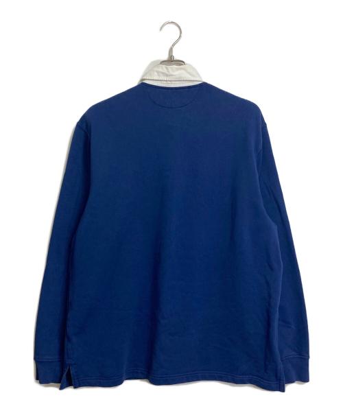 POLO RALPH LAUREN（ポロ・ラルフローレン）POLO RALPH LAUREN (ポロ・ラルフローレン) ラガーシャツ ネイビー×ホワイト サイズ:XLの古着・服飾アイテム