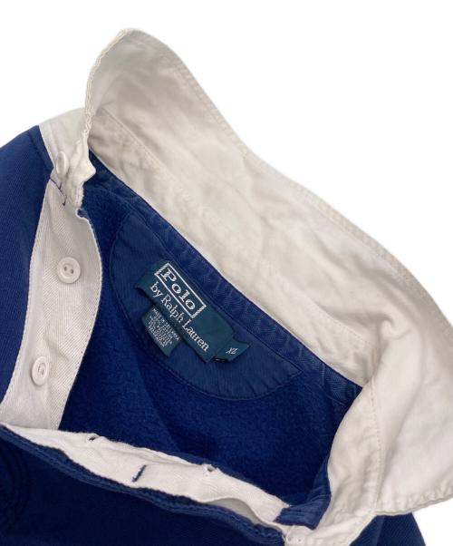POLO RALPH LAUREN（ポロ・ラルフローレン）POLO RALPH LAUREN (ポロ・ラルフローレン) ラガーシャツ ネイビー×ホワイト サイズ:XLの古着・服飾アイテム