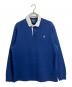 POLO RALPH LAUREN（ポロ・ラルフローレン）の古着「ラガーシャツ」｜ネイビー×ホワイト