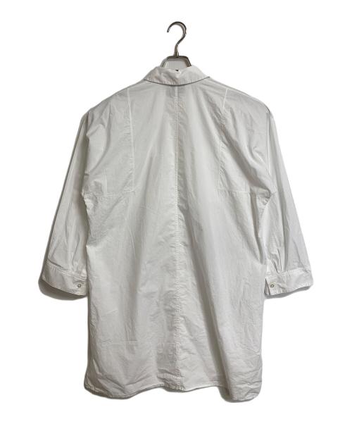 Acne studios（アクネ ストゥディオス）Acne studios (アクネ ストゥディオス) コットンポプリンドレス　シャツワンピース　長袖シャツ　オーバーサイズ ホワイト サイズ:38の古着・服飾アイテム