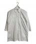 Acne studios（アクネ ストゥディオズ）の古着「コットンポプリンドレス　シャツワンピース　長袖シャツ　オーバーサイズ」｜ホワイト