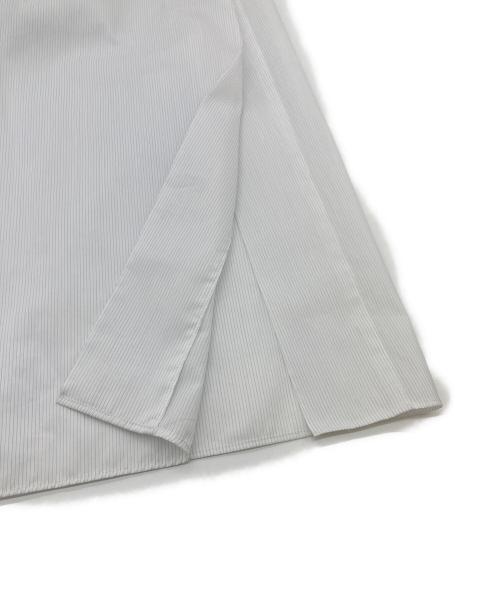 AURALEE（オーラリー）AURALEE (オーラリー) FINX SILK SHIRTワンピース ホワイト×ブルー サイズ:1 未使用品の古着・服飾アイテム