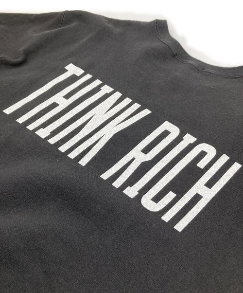 AP STUDIO（エーピーストゥディオ）AP STUDIO (エーピーストゥディオ) PRINT SWEAT PULLOVER ブラック サイズ:実寸参照の古着・服飾アイテム