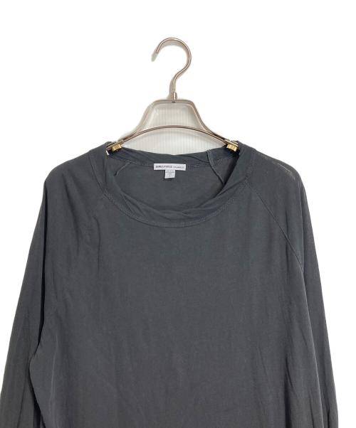 JAMES PERSE（ジェームスパース）JAMES PERSE (ジェームスパース) コットンジャージーリラックスラグランワンピース グレー サイズ:1の古着・服飾アイテム