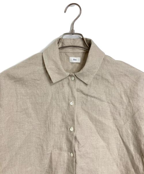 RHC Ron Herman（アールエイチシー ロンハーマン）RHC Ron Herman (アールエイチシー ロンハーマン) リネンボリュームシャツ　リネンシャツ　麻 ベージュ サイズ:XSの古着・服飾アイテム