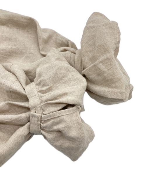 RHC Ron Herman（アールエイチシー ロンハーマン）RHC Ron Herman (アールエイチシー ロンハーマン) リネンボリュームシャツ　リネンシャツ　麻 ベージュ サイズ:XSの古着・服飾アイテム