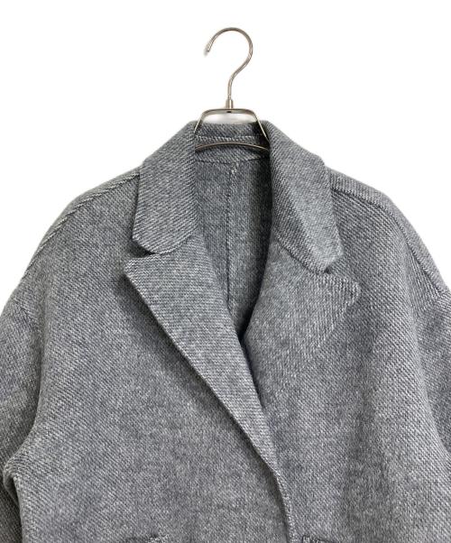 Gypsohila（ジプソフィア）Gypsohila (ジプソフィア) ダブルブレストウールブレンドコート グレー サイズ:Sの古着・服飾アイテム