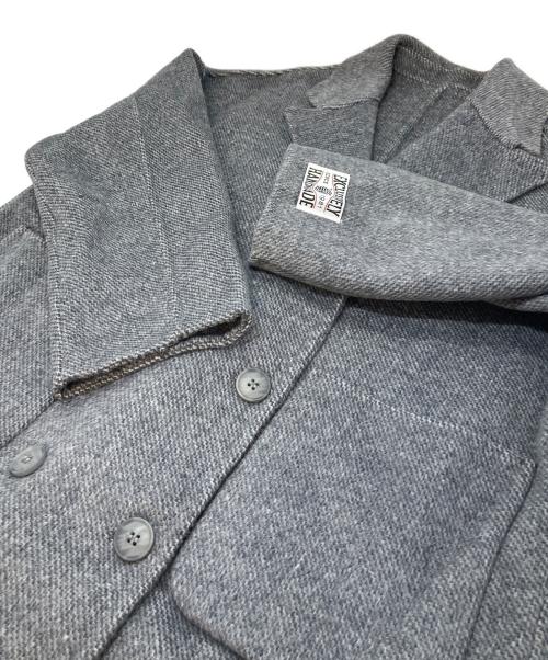 Gypsohila（ジプソフィア）Gypsohila (ジプソフィア) ダブルブレストウールブレンドコート グレー サイズ:Sの古着・服飾アイテム