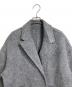 Gypsohila (ジプソフィア) ダブルブレストウールブレンドコート グレー サイズ:S：7000円