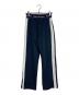 EVERYDAY I LIKE.（エヴリデイ アイ ライク）の古着「Jersey Line パンツ　ジャージーラインパンツ　サイドラインパンツ　日本製」｜ネイビー