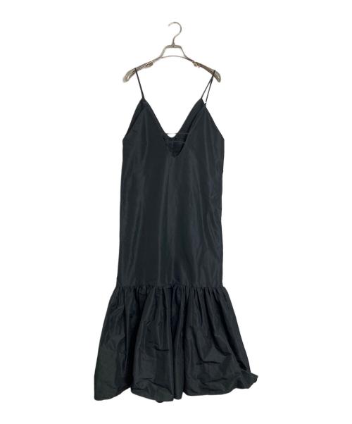 JOSE MOON（ジョゼムーン）JOSE MOON (ジョゼムーン) ROUND CUT CAMISOLE DRESS ブラック サイズ:FREEの古着・服飾アイテム
