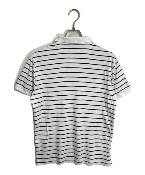 POLO RALPH LAUREN（ポロ・ラルフローレン）POLO RALPH LAUREN (ポロ・ラルフローレン) カスタム スリム フィット ストレッチ メッシュ ポロシャツ ホワイト サイズ:Mの古着・服飾アイテム