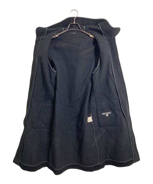 SOVEREIGN（ソブリン）SOVEREIGN (ソブリン) ダッフルコート　ロングコート　アウター　イギリス製 ブラック サイズ:38の古着・服飾アイテム