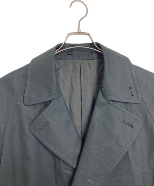 UNITED ARROWS（ユナイテッドアローズ）UNITED ARROWS (ユナイテッドアローズ) フィンクス コットン ギャバ ラップ コート　チェスターコート　アウター　ライトアウター ブラック サイズ:Mの古着・服飾アイテム