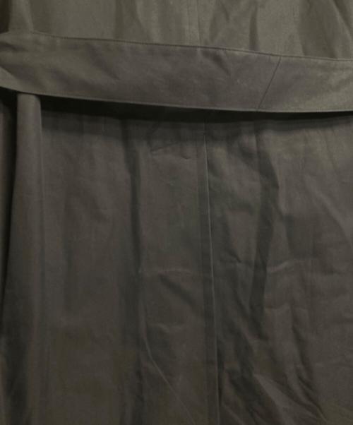 UNITED ARROWS（ユナイテッドアローズ）UNITED ARROWS (ユナイテッドアローズ) フィンクス コットン ギャバ ラップ コート　チェスターコート　アウター　ライトアウター ブラック サイズ:Mの古着・服飾アイテム