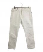 PT TORINOピーティートリノ）の古着「SWING NEW SUPER SLIM FIT デニムパンツ ジップフライパンツ」｜ホワイト